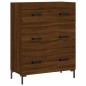 vidaXL Aparador alto madera contrachapada marrón roble 69,5x34x180 cm vidaXL Aparador alto madera contrachapada marrón roble 69,5x34x180 cm