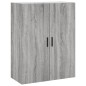vidaXL Aparador alto madera contrachapada gris sonoma 69,5x34x180 cm vidaXL Aparador alto madera contrachapada gris sonoma 69,5x34x180 cm
