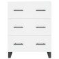 vidaXL Aparador alto madera contrachapada blanco 69,5x34x180 cm vidaXL Aparador alto madera contrachapada blanco 69,5x34x180 cm