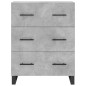 vidaXL Aparador alto madera contrachapada gris hormigón 69,5x34x180 cm vidaXL Aparador alto madera contrachapada gris hormigón 69,5x34x180 cm