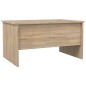 vidaXL Mesa de centro madera contrachapada roble Sonoma 80x50,5x42,5cm vidaXL Mesa de centro madera contrachapada roble Sonoma 80x50,5x42,5cm