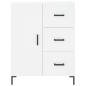 vidaXL Aparador alto madera contrachapada blanco 69,5x34x180 cm vidaXL Aparador alto madera contrachapada blanco 69,5x34x180 cm