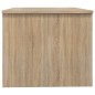 vidaXL Mesa de centro madera contrachapada roble Sonoma 80x50,5x42,5cm vidaXL Mesa de centro madera contrachapada roble Sonoma 80x50,5x42,5cm