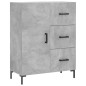 vidaXL Aparador alto madera contrachapada gris hormigón 69,5x34x180 cm vidaXL Aparador alto madera contrachapada gris hormigón 69,5x34x180 cm