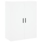 vidaXL Aparador alto madera contrachapada blanco 69,5x34x180 cm vidaXL Aparador alto madera contrachapada blanco 69,5x34x180 cm