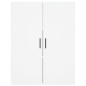 vidaXL Aparador alto madera contrachapada blanco 69,5x34x180 cm vidaXL Aparador alto madera contrachapada blanco 69,5x34x180 cm