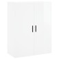 vidaXL Aparador alto madera contrachapada blanco brillo 69,5x34x180 cm vidaXL Aparador alto madera contrachapada blanco brillo 69,5x34x180 cm