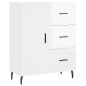 vidaXL Aparador alto madera contrachapada blanco brillo 69,5x34x180 cm vidaXL Aparador alto madera contrachapada blanco brillo 69,5x34x180 cm