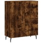 vidaXL Aparador alto madera contrachapada roble ahumado 69,5x34x180 cm vidaXL Aparador alto madera contrachapada roble ahumado 69,5x34x180 cm