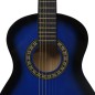 vidaXL Guitarra clásica para niños y principiantes azul 1/2 34" vidaXL Guitarra clásica para niños y principiantes azul 1/2 34"
