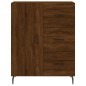 vidaXL Aparador alto madera contrachapada marrón roble 69,5x34x180 cm vidaXL Aparador alto madera contrachapada marrón roble 69,5x34x180 cm