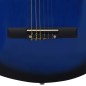 vidaXL Guitarra clásica para niños y principiantes azul 1/2 34" vidaXL Guitarra clásica para niños y principiantes azul 1/2 34"
