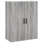 vidaXL Aparador alto madera contrachapada gris sonoma 69,5x34x180 cm vidaXL Aparador alto madera contrachapada gris sonoma 69,5x34x180 cm