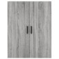 vidaXL Aparador alto madera contrachapada gris sonoma 69,5x34x180 cm vidaXL Aparador alto madera contrachapada gris sonoma 69,5x34x180 cm