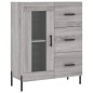vidaXL Aparador alto madera contrachapada gris sonoma 69,5x34x180 cm vidaXL Aparador alto madera contrachapada gris sonoma 69,5x34x180 cm