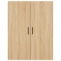 vidaXL Aparador alto madera contrachapada color roble 69,5x34x180 cm vidaXL Aparador alto madera contrachapada color roble 69,5x34x180 cm