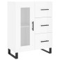 vidaXL Aparador alto madera contrachapada blanco brillo 69,5x34x180 cm vidaXL Aparador alto madera contrachapada blanco brillo 69,5x34x180 cm