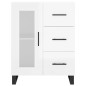 vidaXL Aparador alto madera contrachapada blanco brillo 69,5x34x180 cm vidaXL Aparador alto madera contrachapada blanco brillo 69,5x34x180 cm