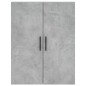 vidaXL Aparador alto madera contrachapada gris hormigón 69,5x34x180 cm vidaXL Aparador alto madera contrachapada gris hormigón 69,5x34x180 cm