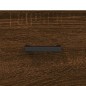 vidaXL Aparador alto madera contrachapada marrón roble 69,5x34x180 cm