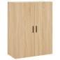 vidaXL Aparador alto madera contrachapada color roble 69,5x34x180 cm vidaXL Aparador alto madera contrachapada color roble 69,5x34x180 cm
