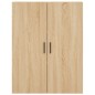 vidaXL Aparador alto madera contrachapada color roble 69,5x34x180 cm vidaXL Aparador alto madera contrachapada color roble 69,5x34x180 cm