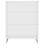 vidaXL Aparador alto madera contrachapada blanco brillo 69,5x34x180 cm vidaXL Aparador alto madera contrachapada blanco brillo 69,5x34x180 cm
