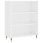 vidaXL Aparador alto madera contrachapada blanco brillo 69,5x34x180 cm vidaXL Aparador alto madera contrachapada blanco brillo 69,5x34x180 cm