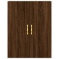 vidaXL Aparador alto madera contrachapada marrón roble 69,5x34x180 cm vidaXL Aparador alto madera contrachapada marrón roble 69,5x34x180 cm