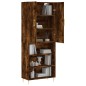 vidaXL Aparador alto madera contrachapada roble ahumado 69,5x34x180 cm vidaXL Aparador alto madera contrachapada roble ahumado 69,5x34x180 cm