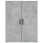 vidaXL Aparador alto madera contrachapada gris hormigón 69,5x34x180 cm vidaXL Aparador alto madera contrachapada gris hormigón 69,5x34x180 cm