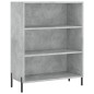 vidaXL Aparador alto madera contrachapada gris hormigón 69,5x34x180 cm vidaXL Aparador alto madera contrachapada gris hormigón 69,5x34x180 cm