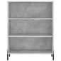 vidaXL Aparador alto madera contrachapada gris hormigón 69,5x34x180 cm vidaXL Aparador alto madera contrachapada gris hormigón 69,5x34x180 cm