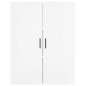 vidaXL Aparador alto madera contrachapada blanco brillo 69,5x34x180 cm vidaXL Aparador alto madera contrachapada blanco brillo 69,5x34x180 cm