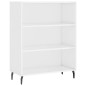 vidaXL Aparador alto madera contrachapada blanco brillo 69,5x34x180 cm vidaXL Aparador alto madera contrachapada blanco brillo 69,5x34x180 cm