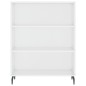 vidaXL Aparador alto madera contrachapada blanco brillo 69,5x34x180 cm vidaXL Aparador alto madera contrachapada blanco brillo 69,5x34x180 cm