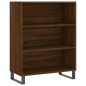 vidaXL Aparador alto madera contrachapada marrón roble 69,5x34x180 cm vidaXL Aparador alto madera contrachapada marrón roble 69,5x34x180 cm