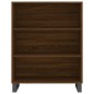 vidaXL Aparador alto madera contrachapada marrón roble 69,5x34x180 cm vidaXL Aparador alto madera contrachapada marrón roble 69,5x34x180 cm