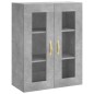 vidaXL Armarios de pared 2 uds madera de ingeniería gris hormigón vidaXL Armarios de pared 2 uds madera de ingeniería gris hormigón