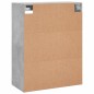 vidaXL Armarios de pared 2 uds madera de ingeniería gris hormigón vidaXL Armarios de pared 2 uds madera de ingeniería gris hormigón