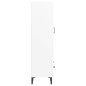 vidaXL Aparador de madera contrachapada blanco 70x31x115 cm vidaXL Aparador de madera contrachapada blanco 70x31x115 cm
