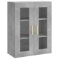 vidaXL Armarios de pared 2 uds madera de ingeniería gris hormigón vidaXL Armarios de pared 2 uds madera de ingeniería gris hormigón