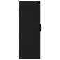 vidaXL Armarios de pared 2 uds madera de ingeniería negro vidaXL Armarios de pared 2 uds madera de ingeniería negro