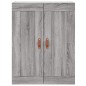 vidaXL Armarios de pared 2 uds madera de ingeniería gris Sonoma vidaXL Armarios de pared 2 uds madera de ingeniería gris Sonoma