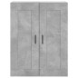 vidaXL Armarios de pared 2 uds madera de ingeniería gris hormigón vidaXL Armarios de pared 2 uds madera de ingeniería gris hormigón