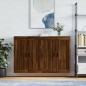vidaXL Armarios de pared 2 uds madera de ingeniería marrón roble vidaXL Armarios de pared 2 uds madera de ingeniería marrón roble