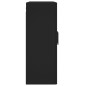 vidaXL Armarios de pared 2 uds madera de ingeniería negro vidaXL Armarios de pared 2 uds madera de ingeniería negro