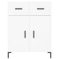 vidaXL Aparador alto madera contrachapada blanco 69,5x34x180 cm vidaXL Aparador alto madera contrachapada blanco 69,5x34x180 cm