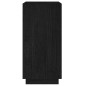 vidaXL Estantería de madera maciza de pino negro 40x35x71 cm vidaXL Estantería de madera maciza de pino negro 40x35x71 cm