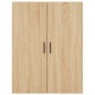 vidaXL Aparador alto madera contrachapada color roble 69,5x34x180 cm vidaXL Aparador alto madera contrachapada color roble 69,5x34x180 cm